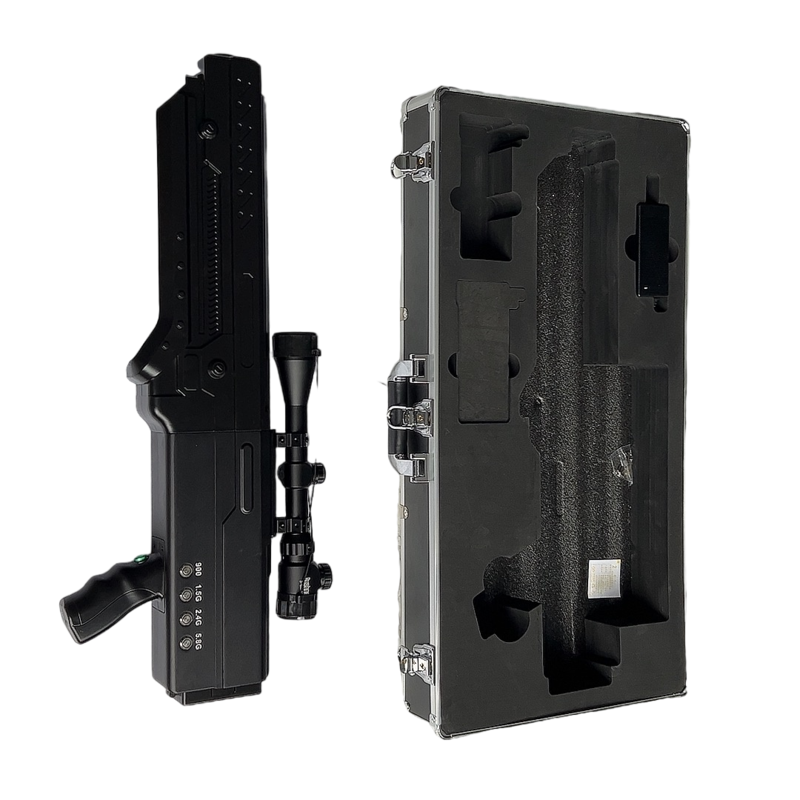  五营手持便携式枪型低空防御反制四通道A型